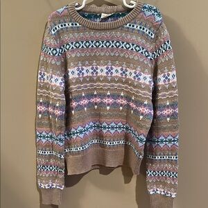 Crewcuts Girls' Fair isle sweater